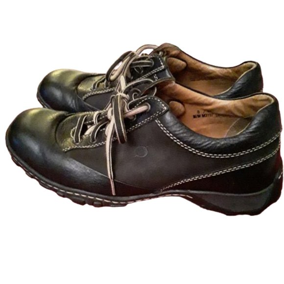 Born Men's Black Lace up Shoes Size 8 - Picture 1 of 12